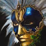 Golden-Blue Mask