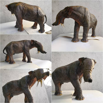 Deinotherium, various angles