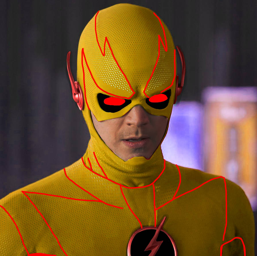 Flash As Reverse Flash V2 by Hellfiremember55 on DeviantArt