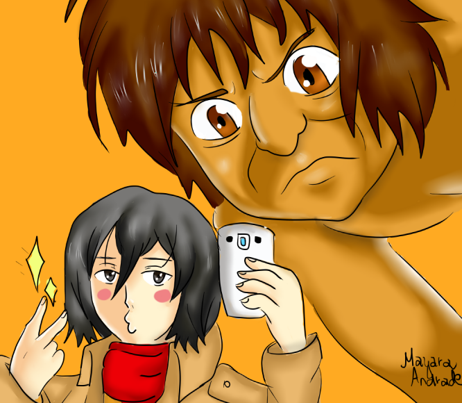 Mikasa Selfie