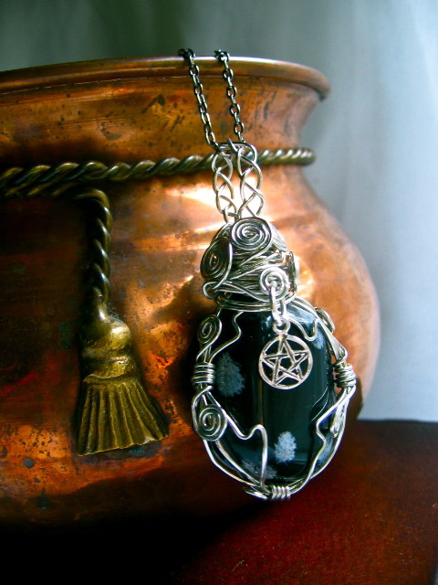 Dark Moon- Obsidian necklace