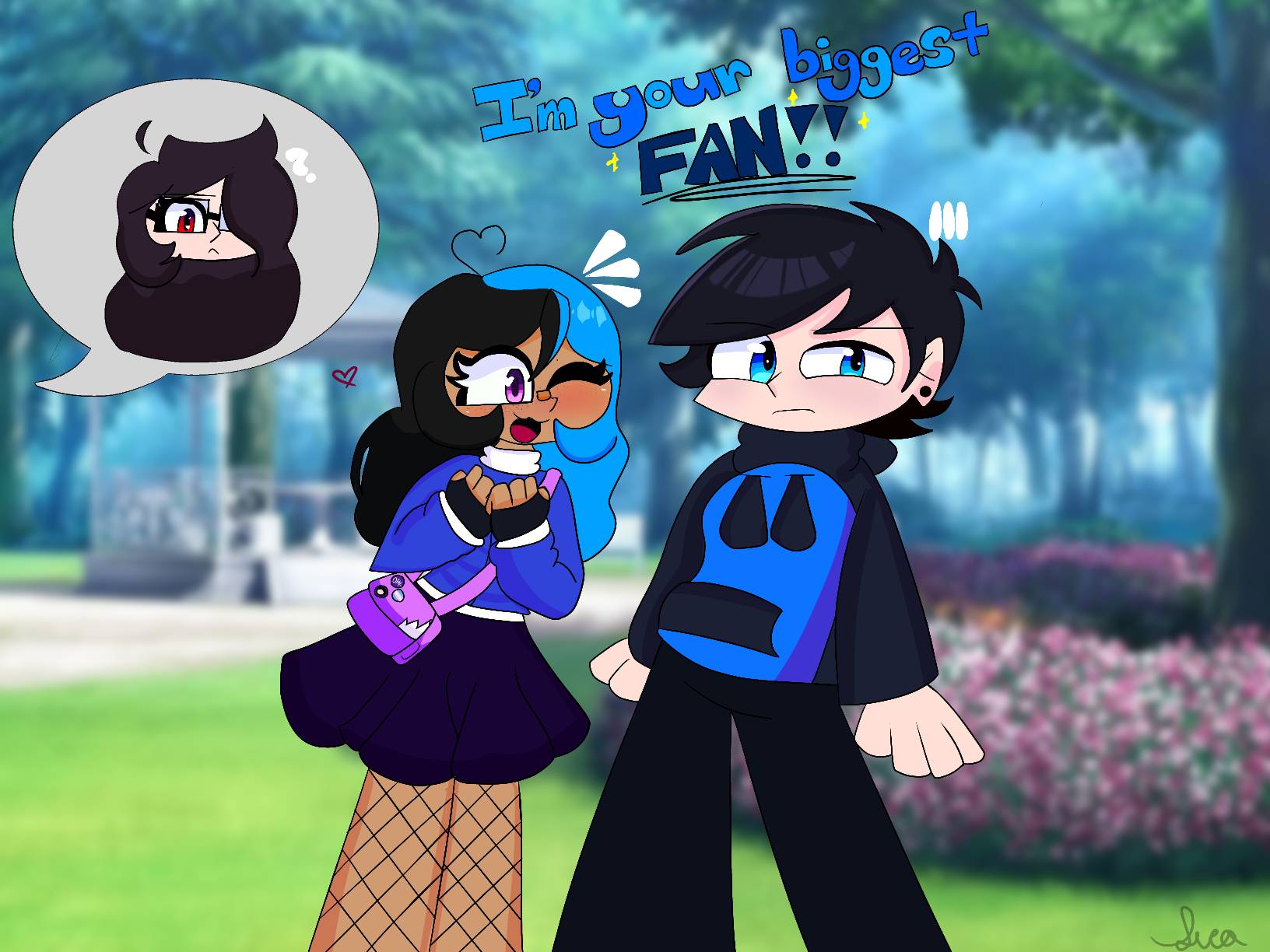I'm your biggest FAN! by Alexisthecat01 on DeviantArt