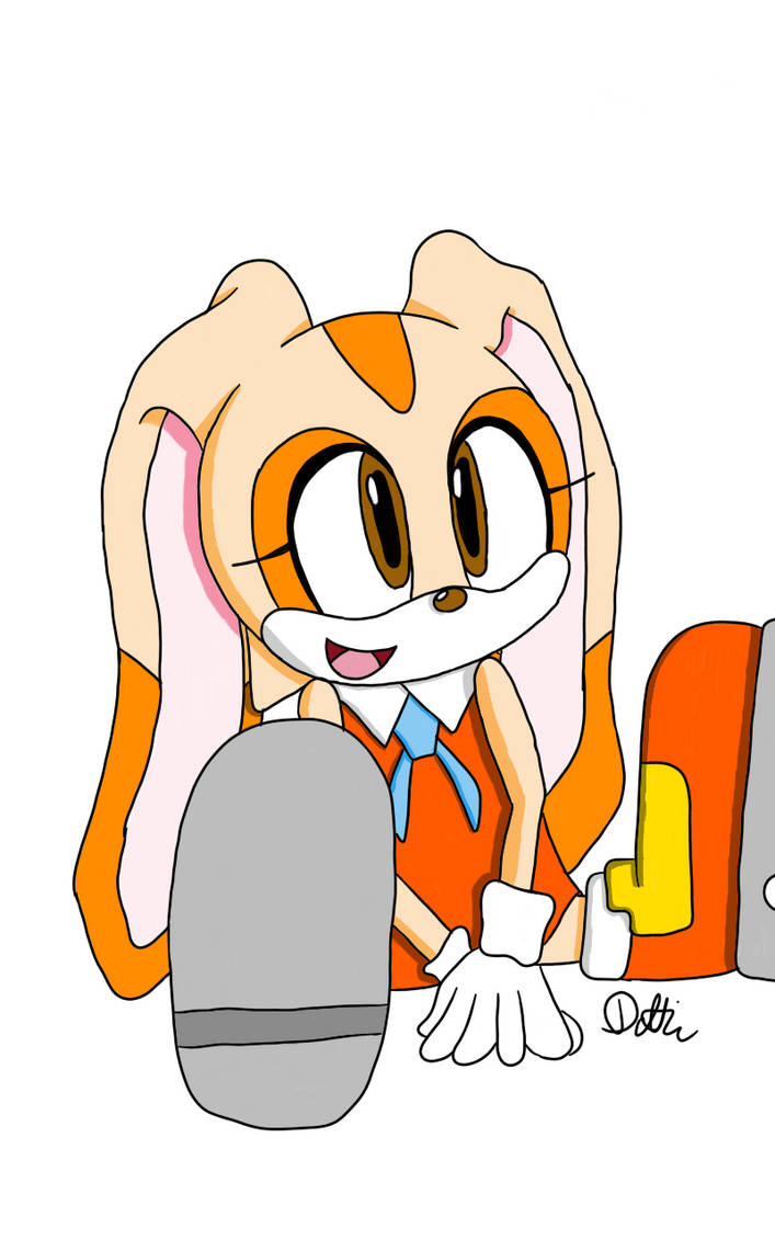 Cream The Rabbit Thinking Cream the Rabbit by PrincessLollipop2001 on DeviantArt