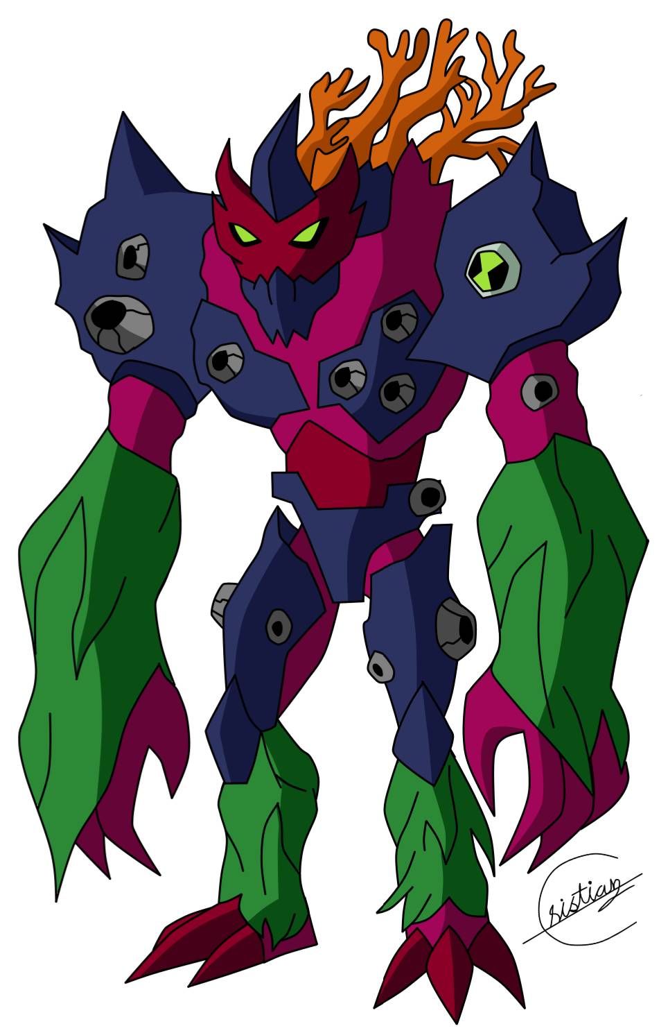 Ben 10 Alien - Fuego Supremo by Crisaurus006 on DeviantArt