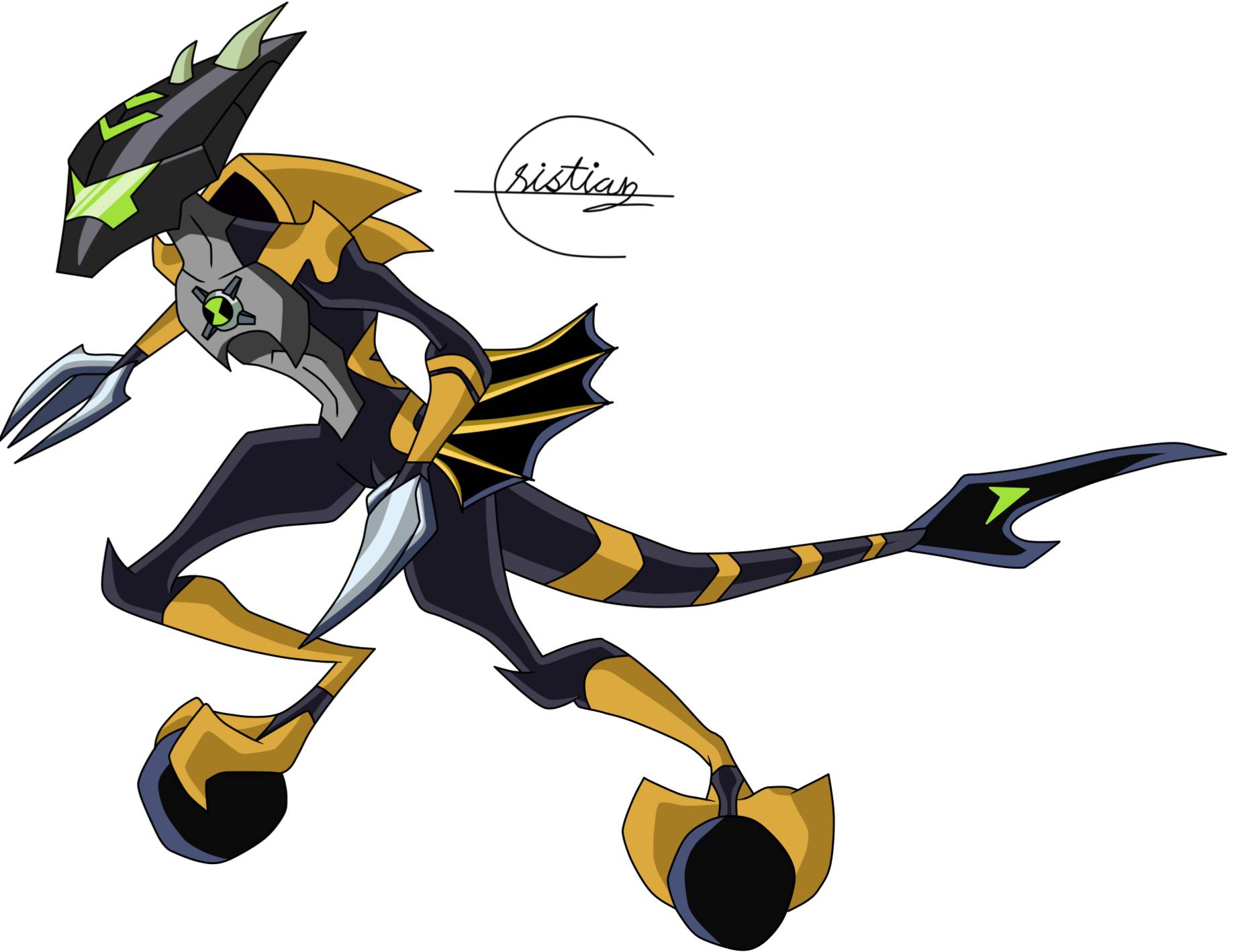 Ben 10 Alien Supremo - XLR8 by Crisaurus006 on DeviantArt