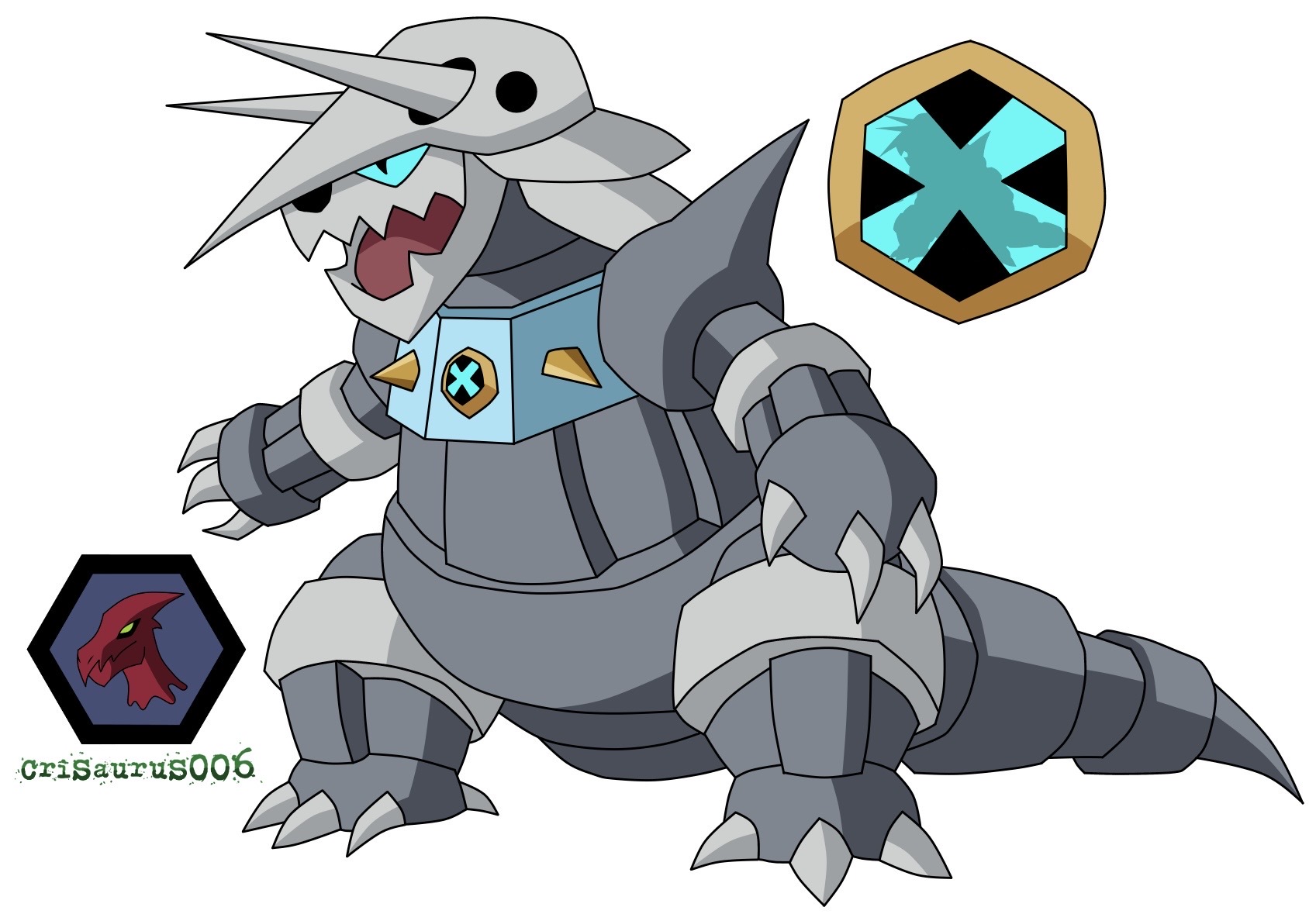 Aggron-Faunitrix by Crisaurus006 on DeviantArt