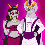 Prince Eri + Feferi by Izzydactyl