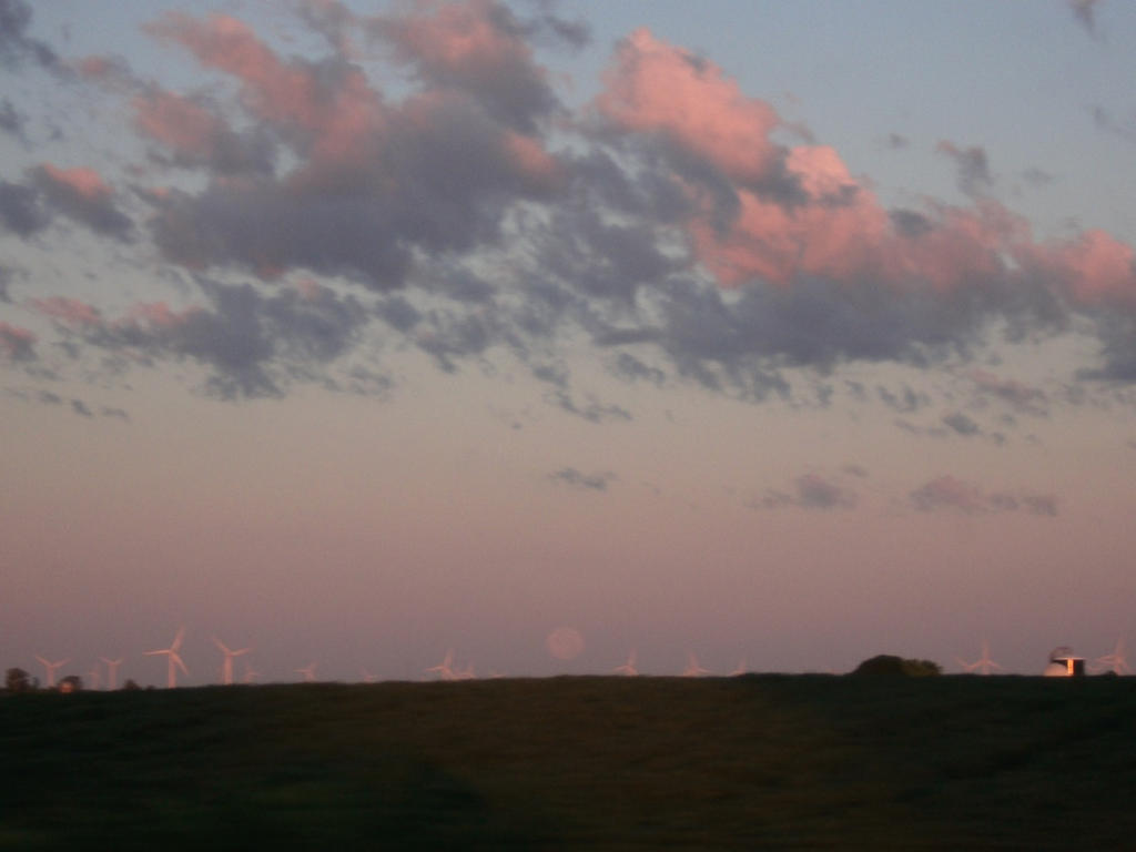 Blue Moon At Sunrise