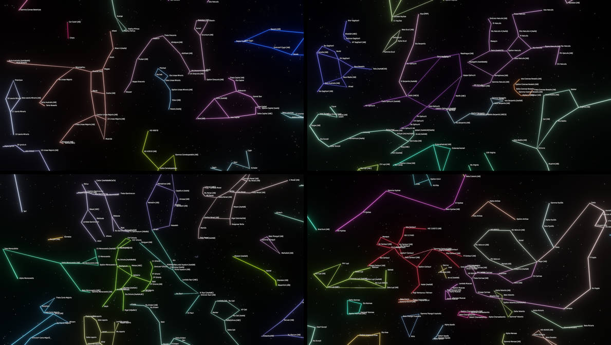 Star Constellations - 3D Star Map blender Add-on by Jumping-Puzzle on ...