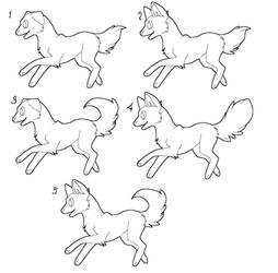 free dog lineart