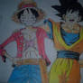 Luffy and Goku