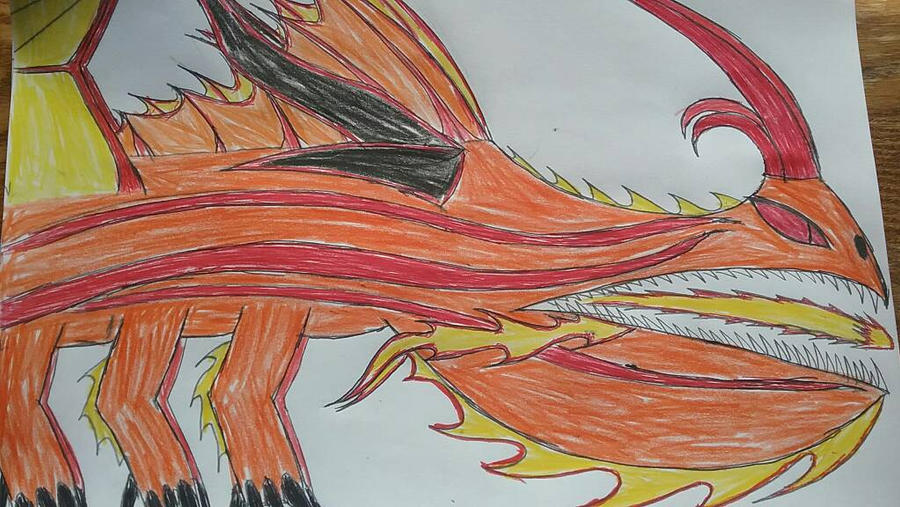Fireworm Draw HTTYD Fan Dragon: LEGENDARY Fireworm Princess by AlphaDeathBiter on ...