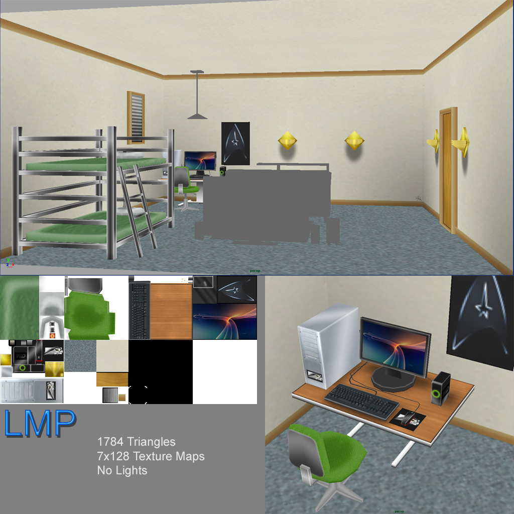 Low Res Game Models - Room WIP