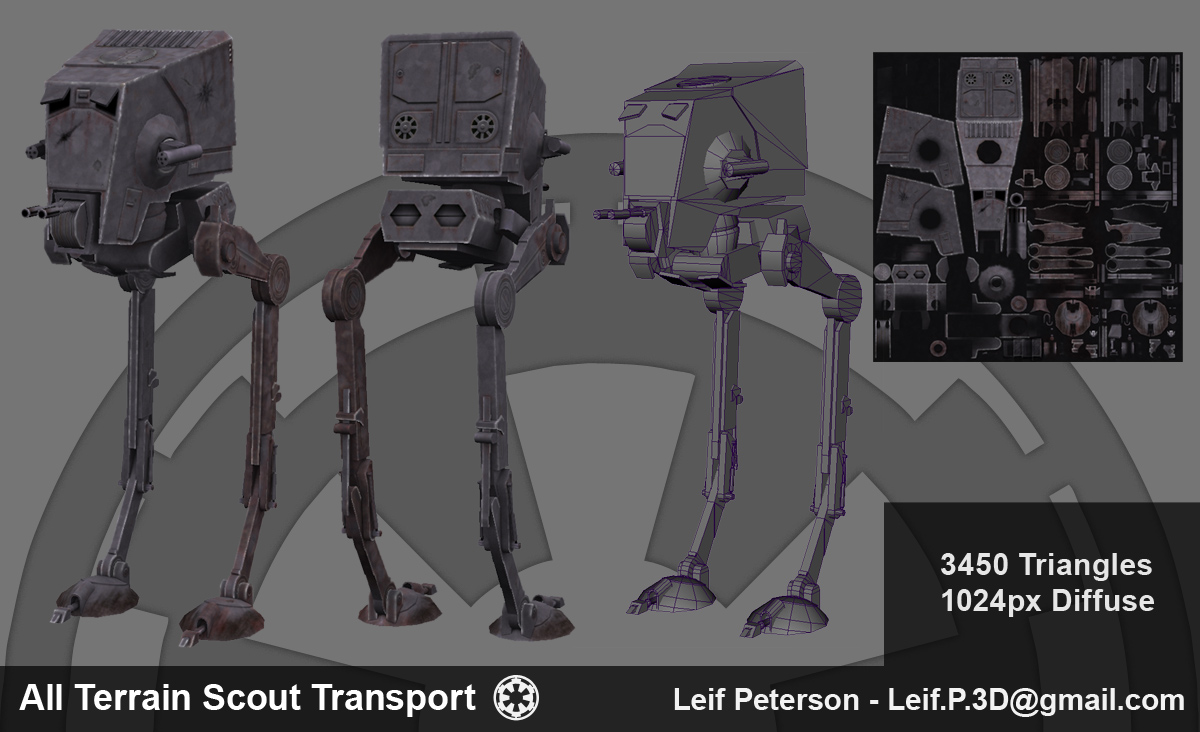 All Terrain Scout Transport by TheBothan on DeviantArt