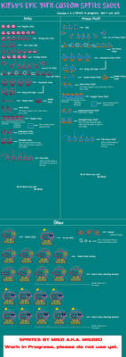 Kirby Epic Yarn Custom Sprite Sheet V.0.3 W.I.P.