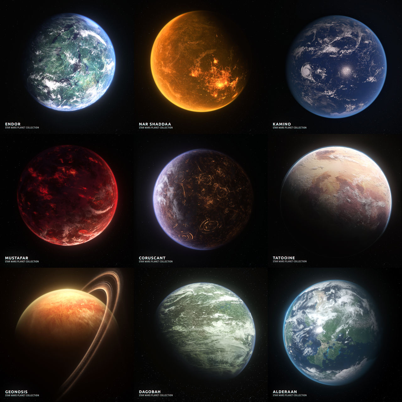 Star Wars Planet Collection 1 By EricWhitted On DeviantArt star-wars-planet-collection-1-by-ericwhitted-on-deviantart
