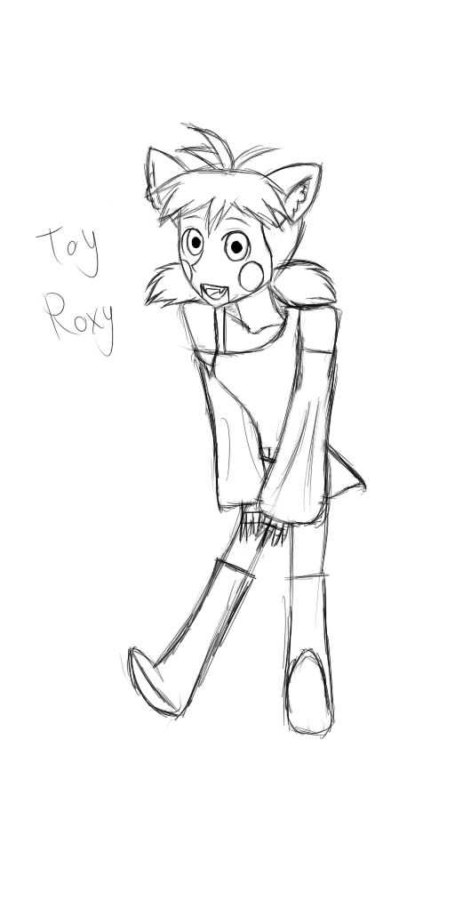 Toy Roxy Drawing Toy Roxy sketch by Creepyzelderp on DeviantArt