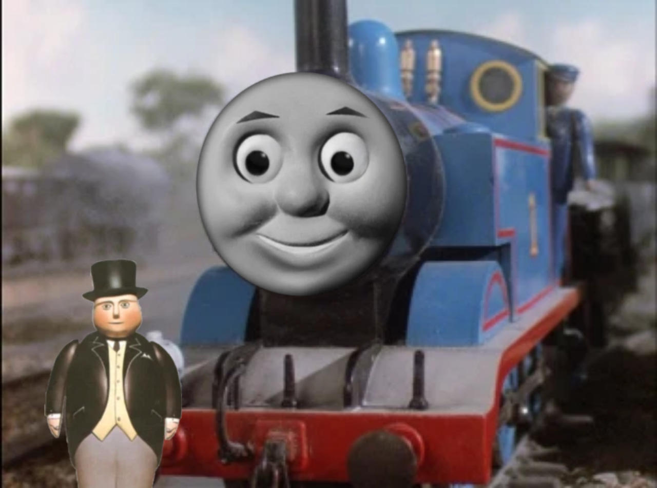 Thomas and his The Fat Controller by Pavalmat on DeviantArt