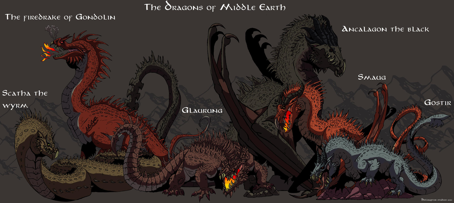 Stream Dragons of the Lord of the Rings Universe - Smaug, Glaurung,  Ancalagon, Scatha Lore (Spoilers) by ThePhilosophersGames
