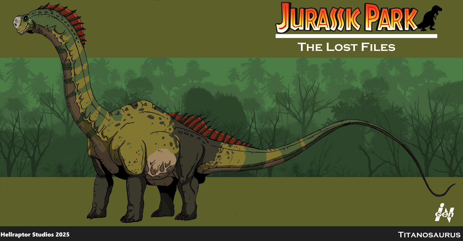 Jurassic Park Lost Files: Titanosaurus by HellraptorStudios on DeviantArt