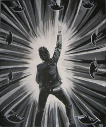 Jacoby Shaddix Painting by Paparoachie