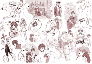 Big Hero 6 Sketchdump!