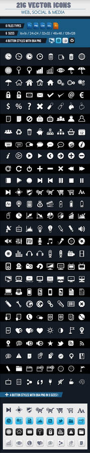 224 Web Icons Set