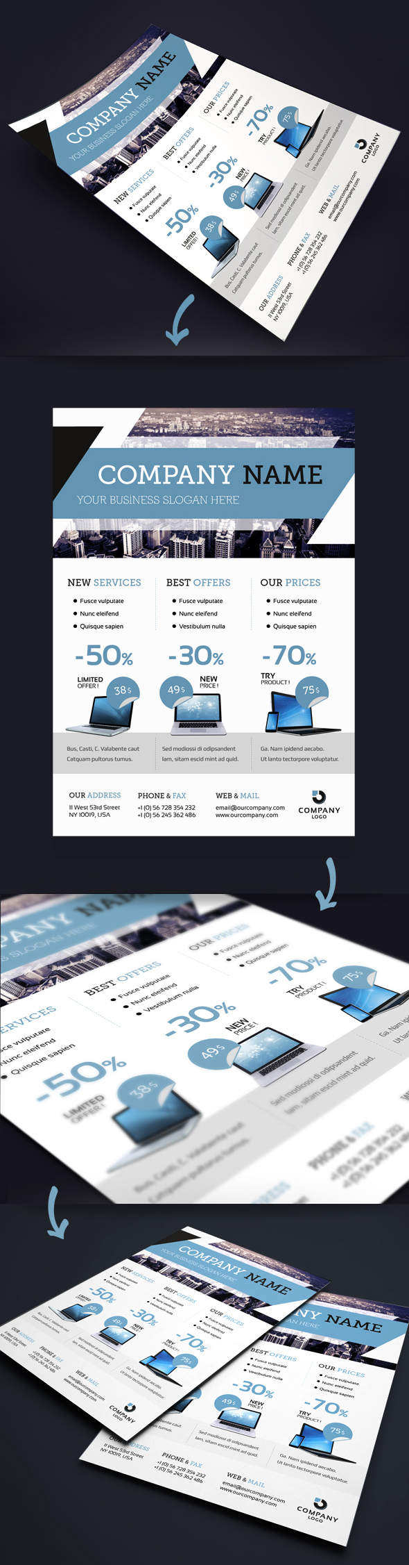 Corporate Business Flyer Template A4