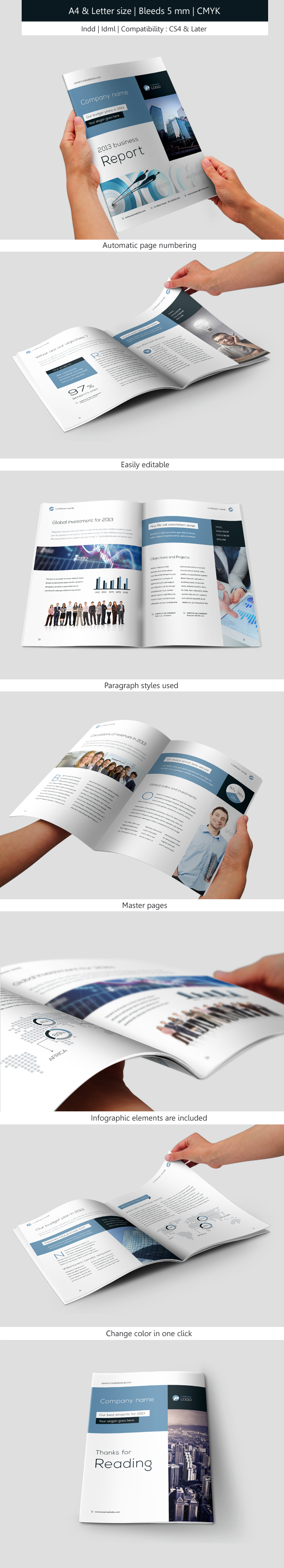 Corporate and Business Brochure IndesignTemplate