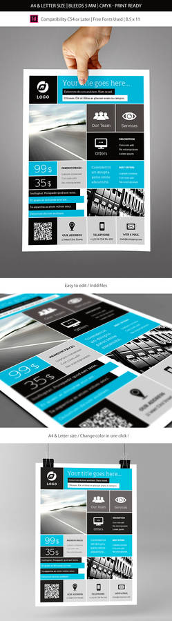 Corporate and Business Commerce Flyer Template