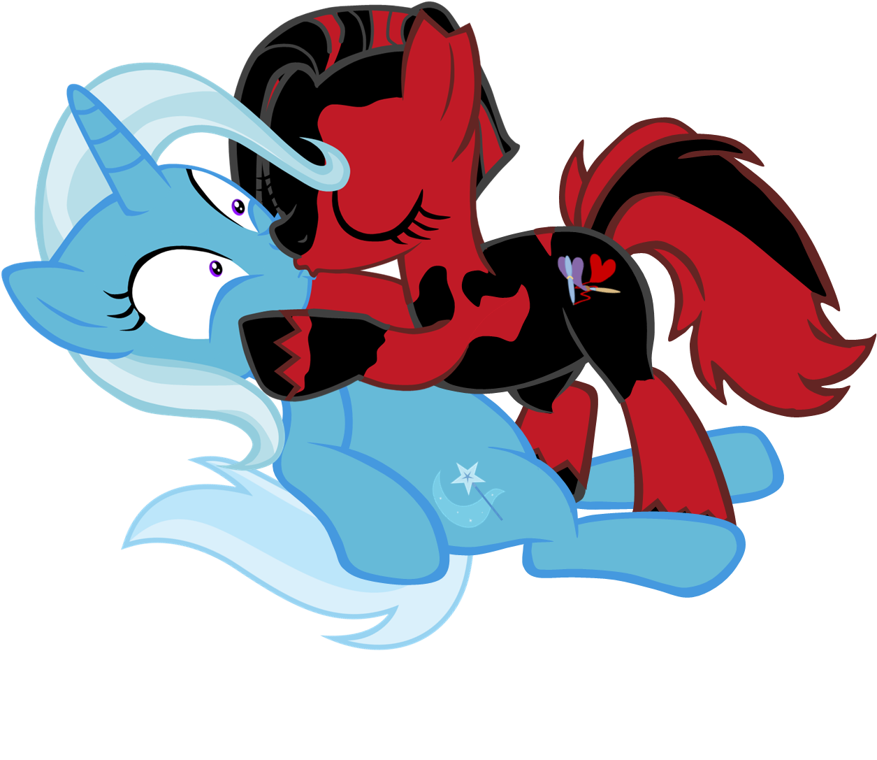 Crimson Glow and Trixie Lulamoon Ship