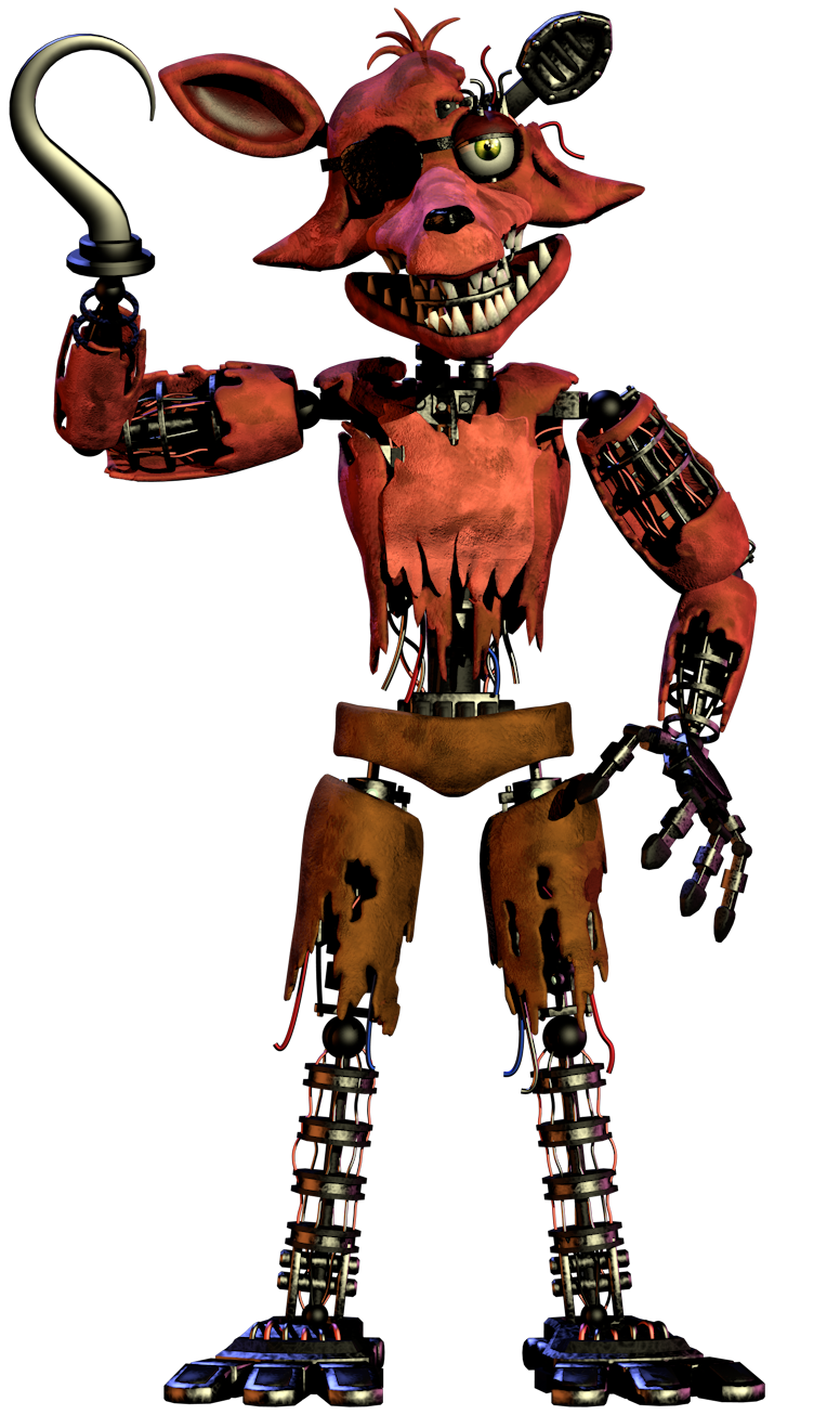 withered foxy rare screen full body by Fnaf3Dart on DeviantArt