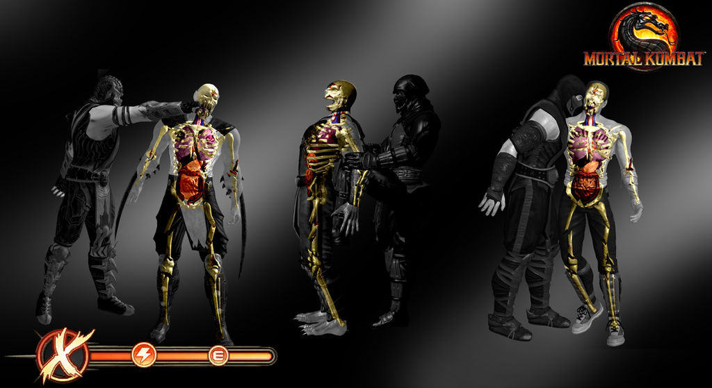 X-Ray Skeletons Pack 1 - Mortal Kombat 9