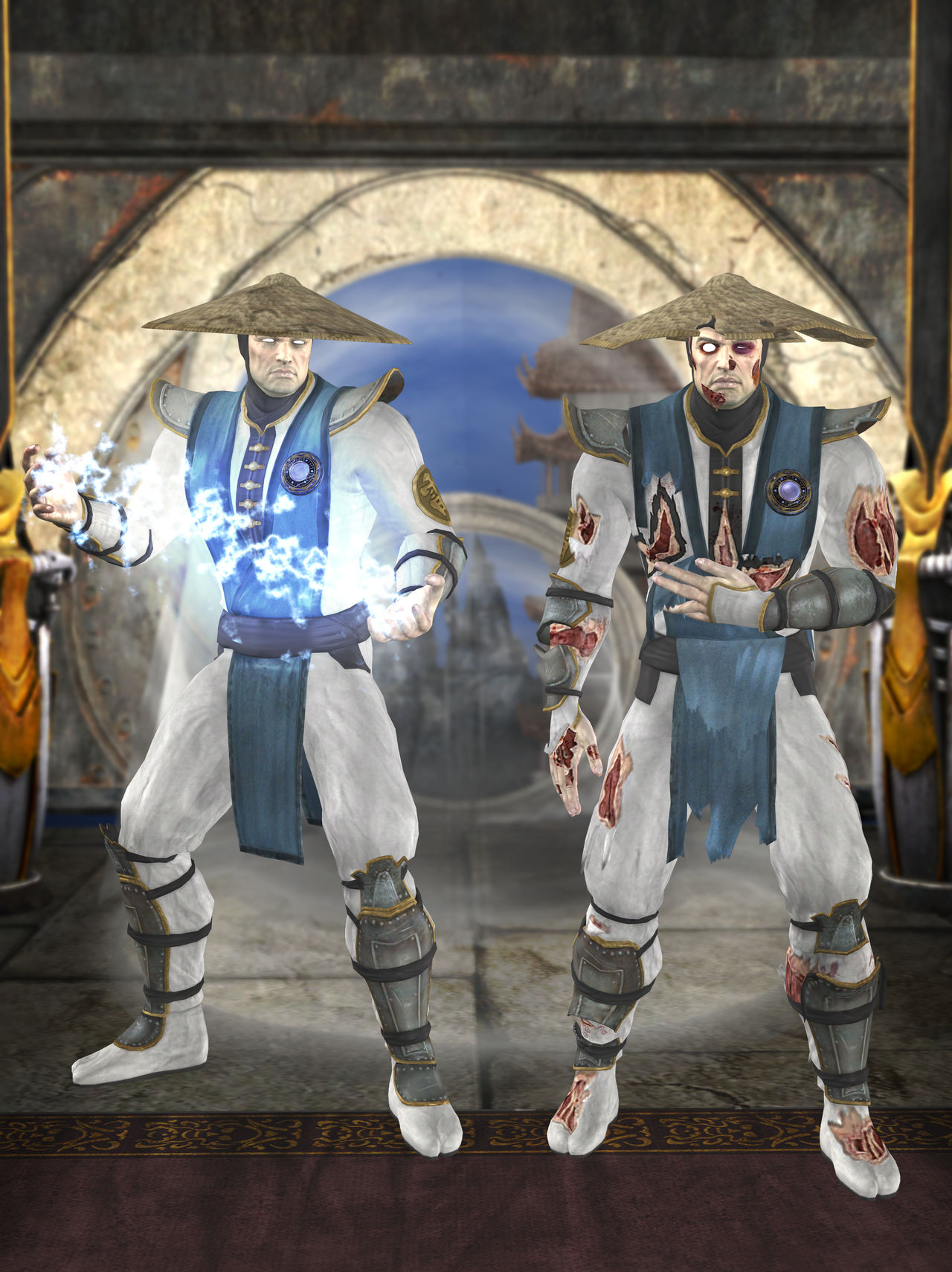 Mk9 Raiden Move Set Raiden Primary - Mortal Kombat 9 by romero1718 on DeviantArt