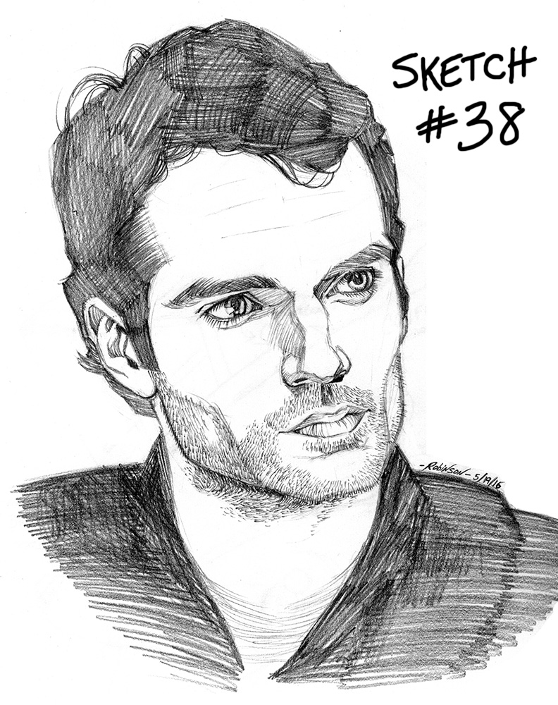 Sketch-A-Day #38: Henry Cavill