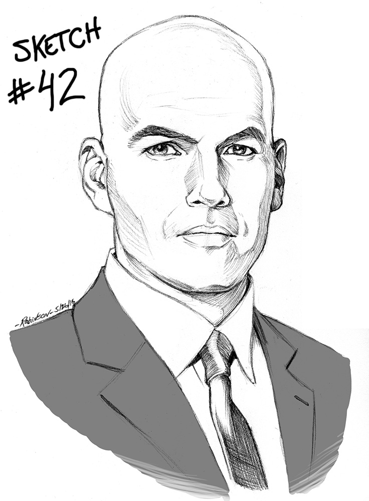 Sketch-A-Day #42: BILLY ZANE