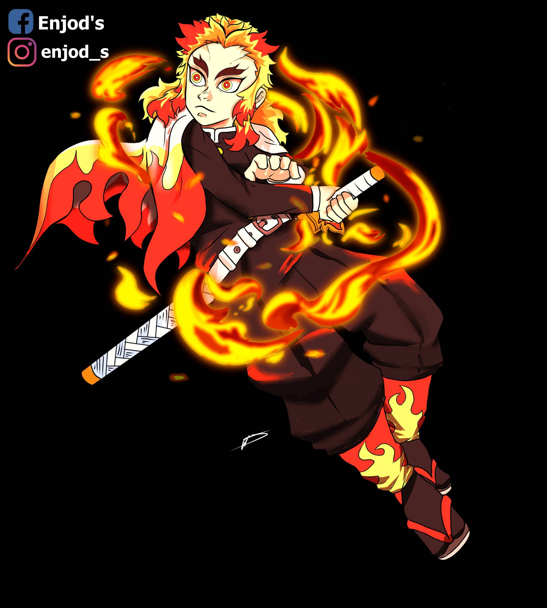 Rengoku fanart by Enj0d on DeviantArt