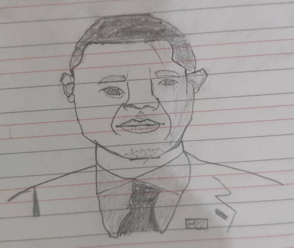Obama Drawing Rope Obama drawing I made by thebestrun on DeviantArt