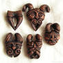 wooden pendants