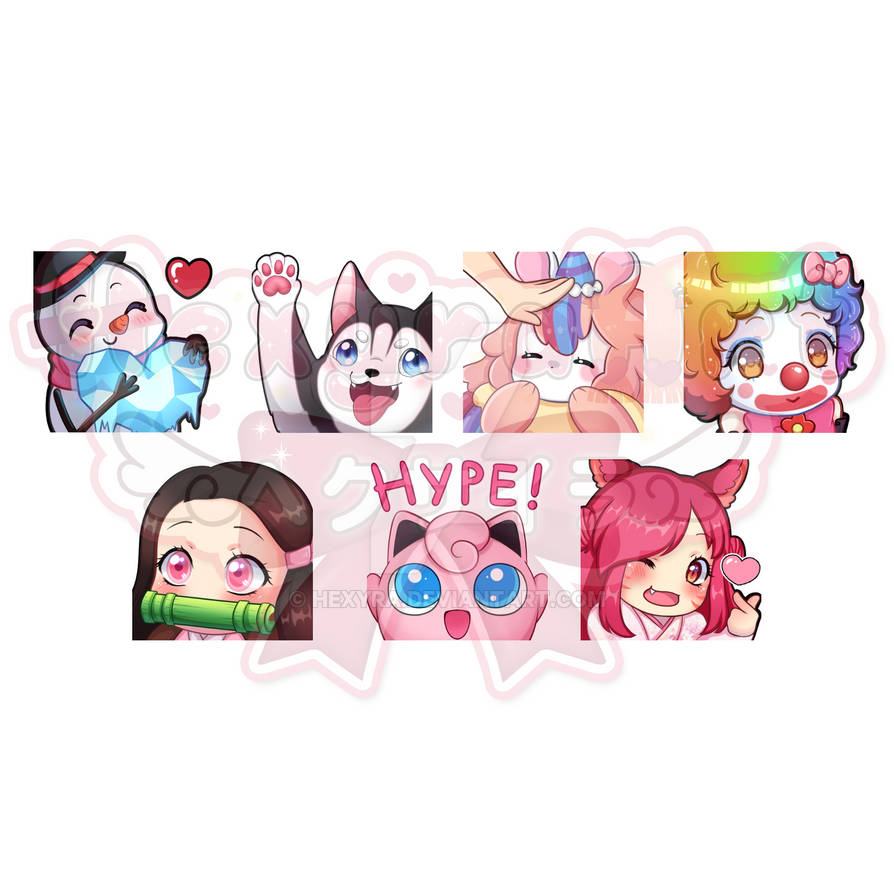 RANDOM EMOTES by Hexyra on DeviantArt