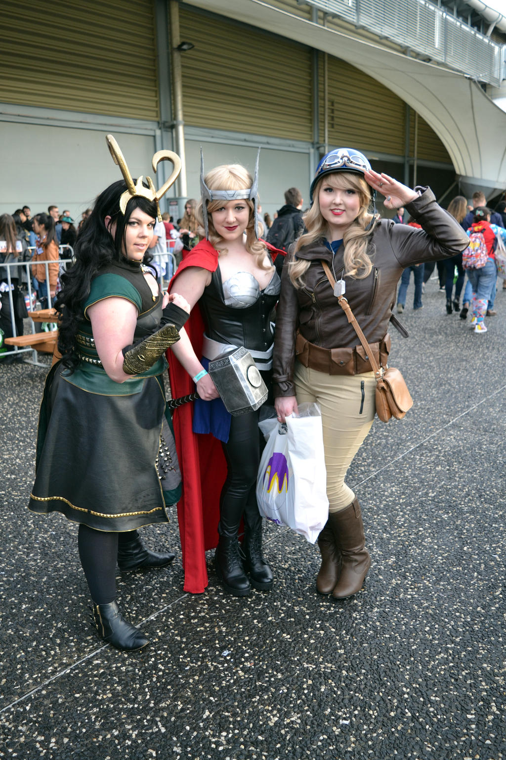 Marvel Ladies at 2015 Sydney Supanova