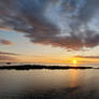 Sunset over Vio Island, Fiji