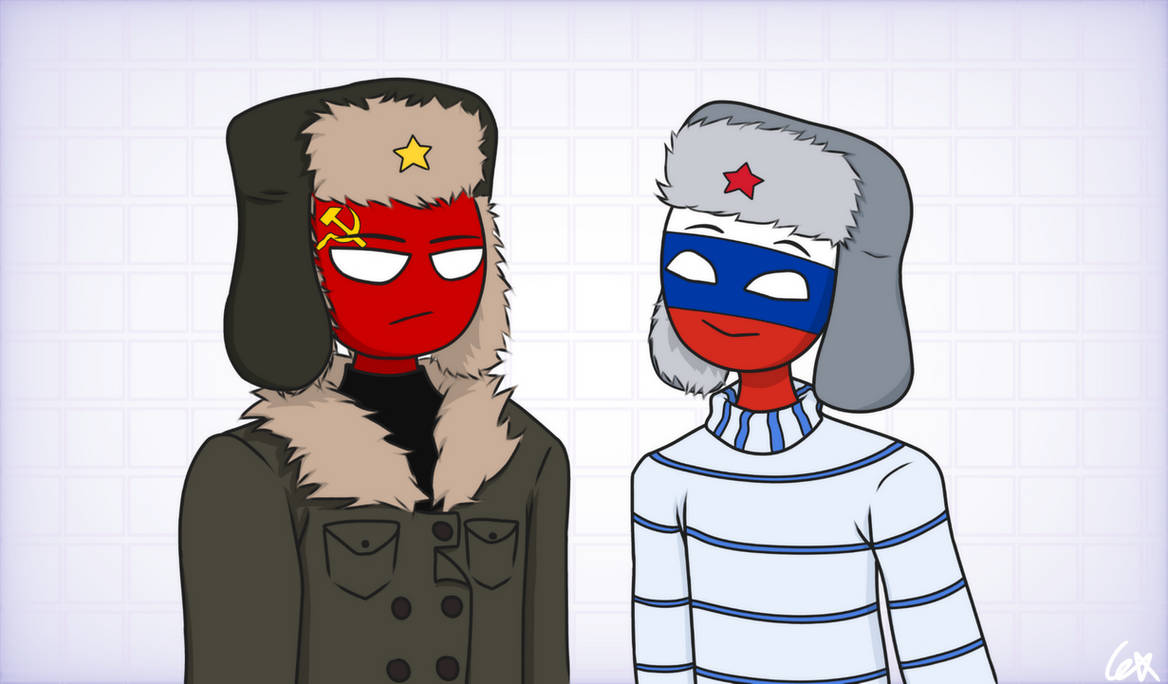 CountryHumans - USSR and Russia by sodasnake on DeviantArt