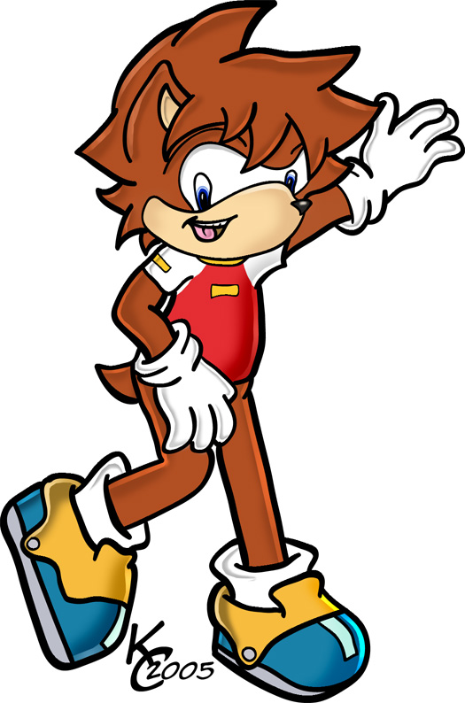 Sonic X Chris as a Hedgehog