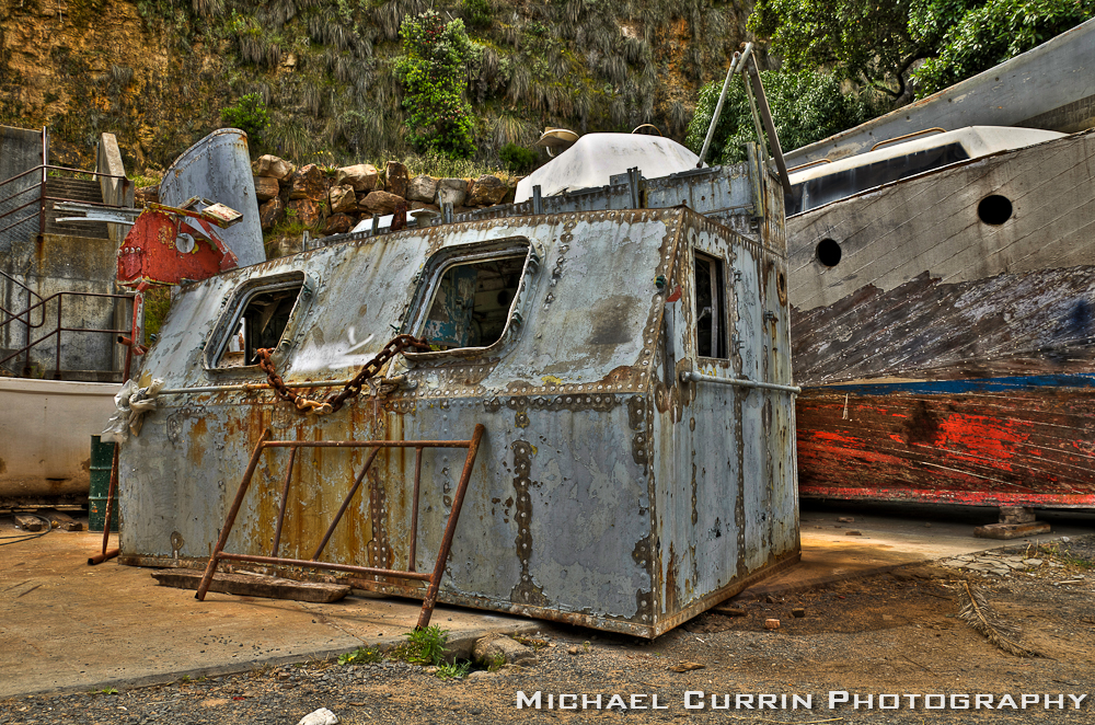 Rusted Ship HDR colour