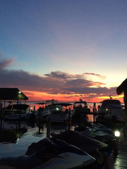 Sunset on the Dock