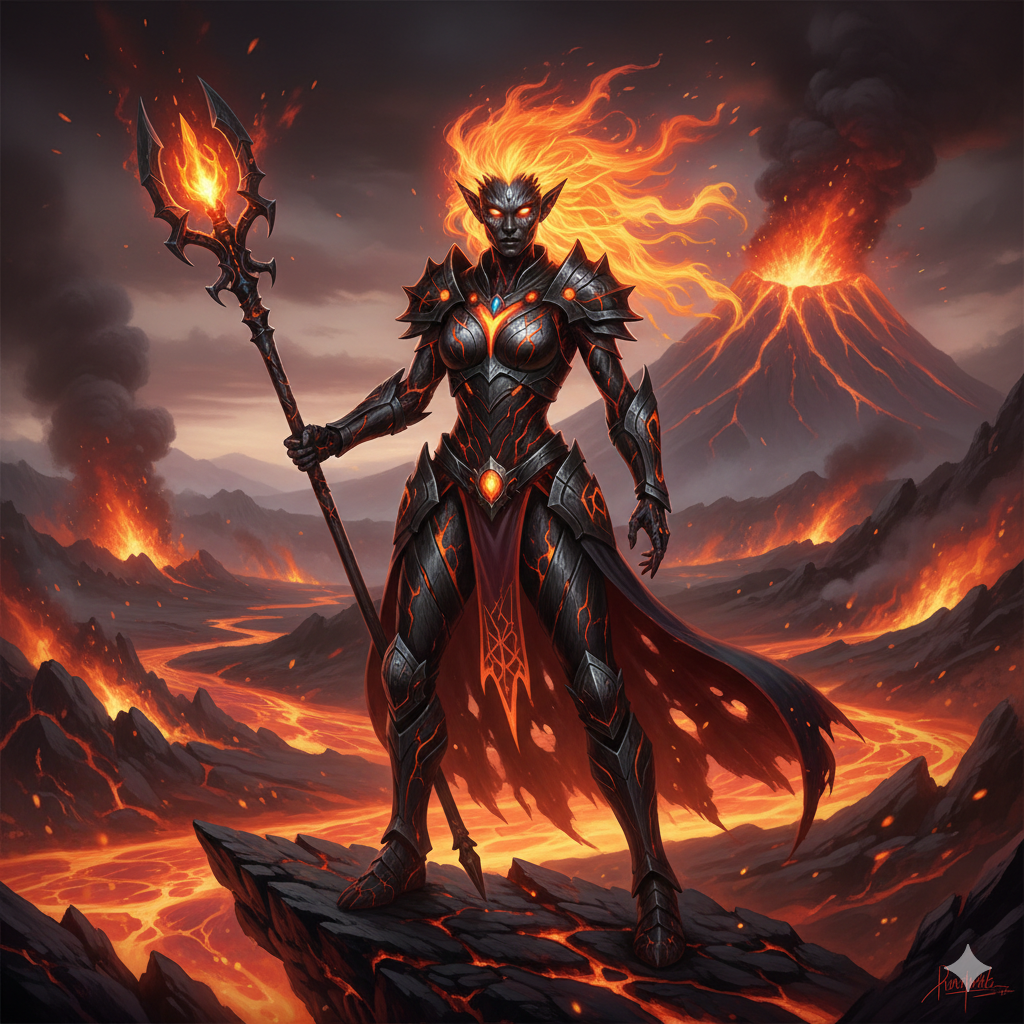 Fri Elf Female fire elf 3 by Toph4867 on DeviantArt