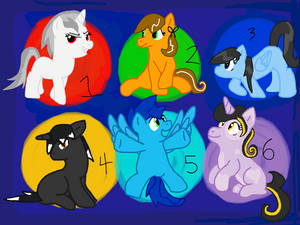 My little Pony: Friendship is Magic Adoptables