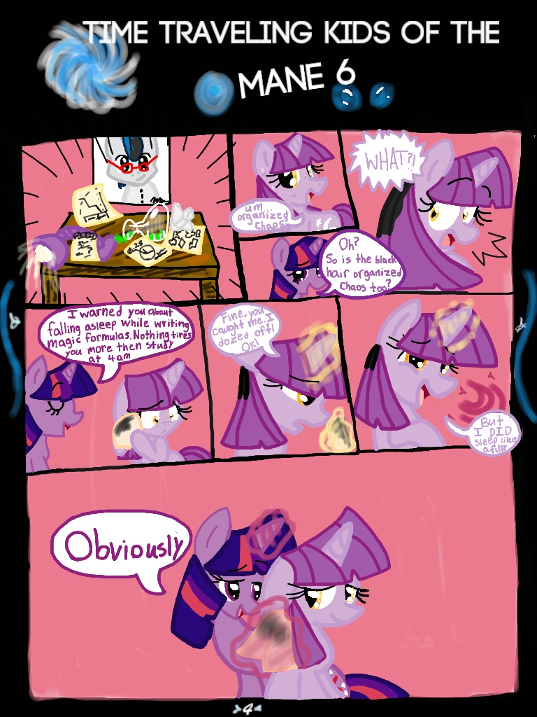 Time Traveling Kids of the Mane 6 - Page 4