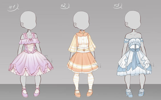 Outfit Adoptable Auction batch 13 [OPEN]